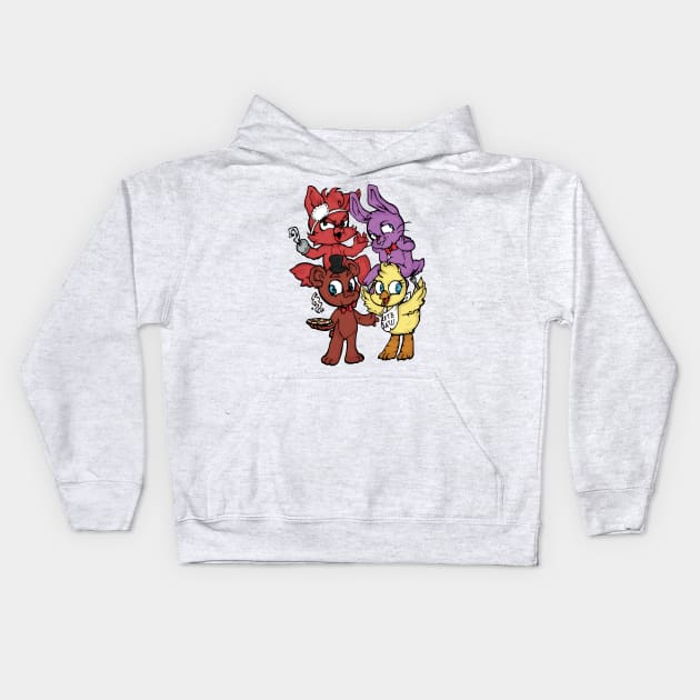 The Cute Gang Kids Hoodie by teehunterdotcom